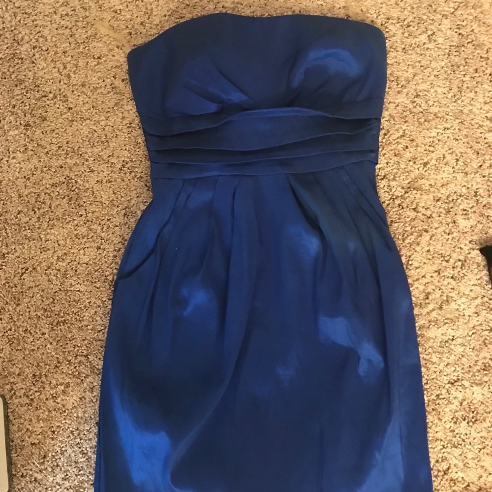 Girls strapless formal dress